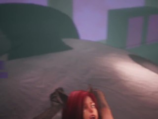 Subverse - Furry monster cyborg with horse cock