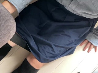 The leg of the chair digging into my crotch made me want to