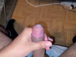 Latin Guy has Toe Curling Hard Cum shot from Fleshlight