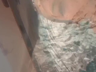 Face-up breathhold underwater ballerina dancer feet 