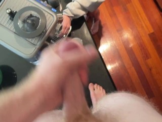 Can't Even Make My Morning Latte Without My BF Cumming All Over Me (Freeuse Facial)
