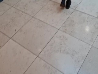 Femdom Shopping Trip Public Pussy Flashing Mistress Slave Ass Cleaning Lifestyle Real FLR Dominatrix