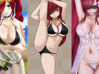 Erza Scarlet Hentai Sexy Compilation - Fairy Tail