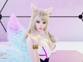 [MMD] CHUNG HA - PLAY KDA Ahri Sexy Kpop Dance League Of Legends Uncensored Hentai