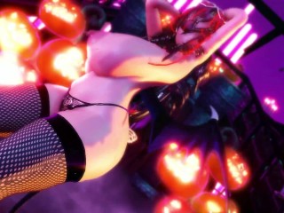 【MMD】 Hands Up - Zytra (Halloween) Succubus