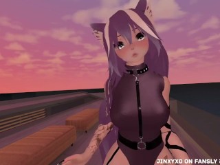 VR waifu sucks you off (teaser preview) | VRChat ERP