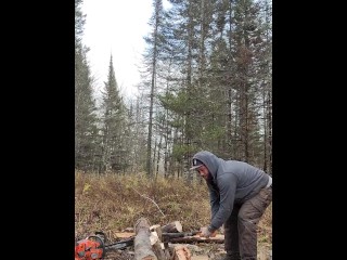 Cutting wood and dirt talk 