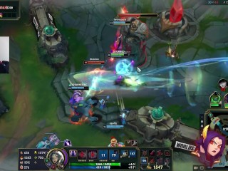 STEP MOMMY IRELIA DOMINATES ENEMY YASUO AND CREAMPIES ENEMY TEAM