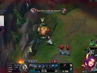 STEP MOMMY IRELIA DOMINATES ENEMY YASUO AND CREAMPIES ENEMY TEAM