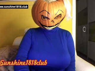 Happy Halloween Sexy big boobs pumpkin spooky night October 31st