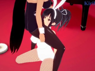 Asuka and Homura have intense futanari sex in a bar. - Senran Kagura Hentai