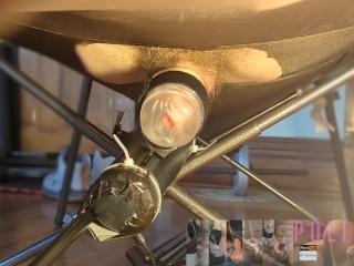 (Loud Moaning) Milking Table Empties My Balls After 2 Days Edging(Amazon Position)