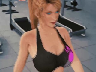 Samus Aran Working Out (Clothed Version)