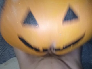 Pumpkin Booty PAWG Gets Fucked Hard On Halloween