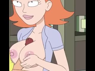 Rick and Morty - A Way Back Home - Sex Scene Only - Part 56 Jessica Boobjob By LoveSkySanX