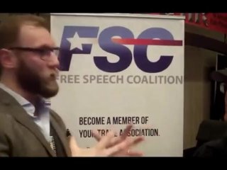 Free Speech Coalition Eric Paul Leue w- Jiggy Jaguar AVN Expo 2017