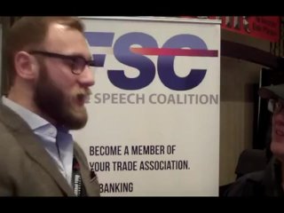 Free Speech Coalition Eric Paul Leue w- Jiggy Jaguar AVN Expo 2017