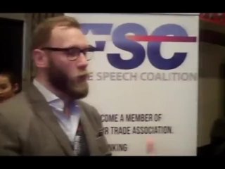 Free Speech Coalition Eric Paul Leue w- Jiggy Jaguar AVN Expo 2017