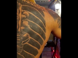 My new tattoo. Would you like a massage? I'm going now, who's going to pay me for this?