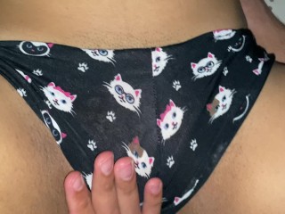 my friend came with these shorts to my apartment to tease me, and showed her tight pussy