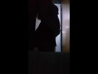 Pregnant amateur hot wife milf on homemade video showing off pregnancy round belly stomach on camera