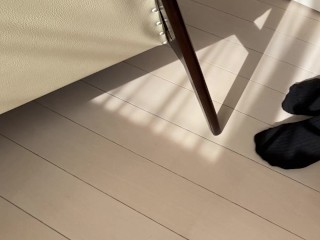 I'm drawn to the legs of the sofa...