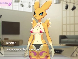 Renamon Horny furry hard sex digimon [Full Gallery hentai game] KISS MY CAMERA