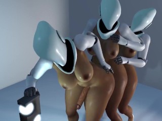 Haydee the Sexy robot | 3D Porn Parody Clips Compilation