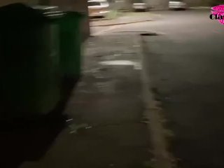 Classy is talked into pissing in the street for £1 and then gets caught