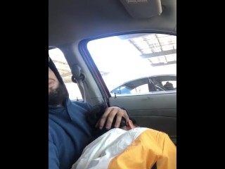 Wifey sucking my dick in mall parking lot