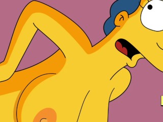 MARGE IS SURPRISED BY A COCK IN THE ASS (THE SIMPSONS PORN)