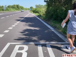 STREETFUCK - Horny Hitchhiker May Thai Can't Help Herself