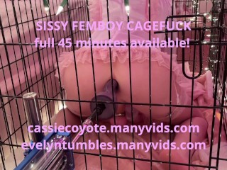 sissy gets caged and trained by a femboy