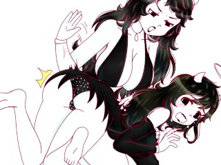 ASMR Las nalgadas hacia Alice Angel