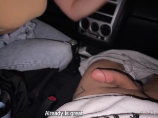 Big Tits Cutie Pays Back Her Cheating Boyfriend And Fucks a Stranger In The Car - MarLyn Chenel