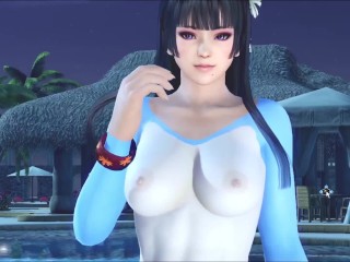 Dead or Alive Xtreme Venus Vacation Nyotengu Miu Fūrinji Anime Body Paint Nude Mod Fanservice Apprec