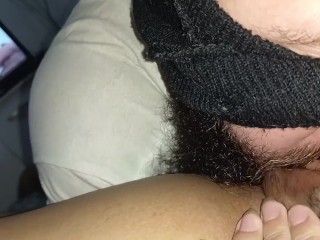 he loves to play with my pussy, making it fart deliciously, I ejaculate hard watching gangbang