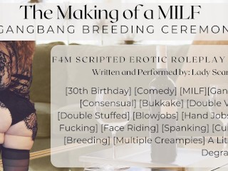 F4M Audio Roleplay - A Gangbang Breeding Ceremony for Future MILFs - Scripted Gangbang Audio