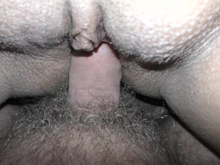 Real homemade deep creampie right in ovulation day! Trying to breed her pussy again!