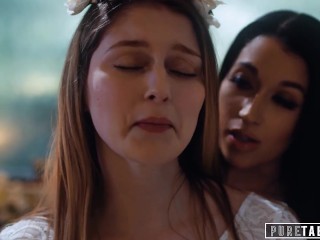 PURE TABOO Bride-To-Be Can't Resist Pussy And Convinced To Give In To Lesbian Desires By Alex Coal