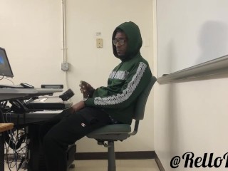 In The Classroom Playing With My Nut After Cumshot