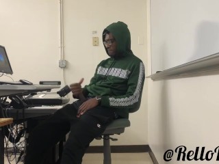 In The Classroom Playing With My Nut After Cumshot