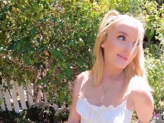 Real Teens - Bubble Butt Teen Maria Kazi Gives A Risky Public Blowjob Before Fucking Back At Hotel