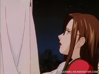 Masturbating anime babe orgasms hard