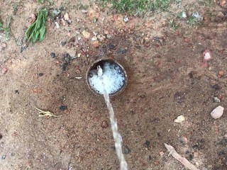 I Pee on the Coconut | Peeing Standing Up - ASMR