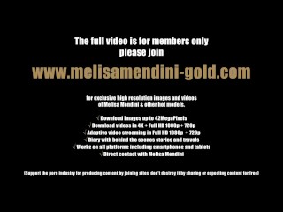 Melisa Mendini Gold Night tease Teaser