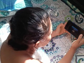 ENCUENTRO A MI PASO PRIMA JUGANDO FREE FIRE Y ME LA FOLLO