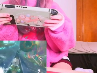 Girl almost lost NNN playing so I don't think about masturbating but I can't resist gameplay switch