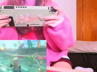 Girl almost lost NNN playing so I don't think about masturbating but I can't resist gameplay switch