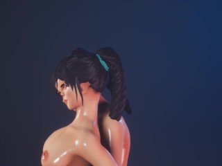 Naked Standing Lesbian Cuddle Showroom 4K